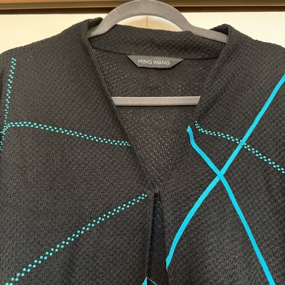 Ming Wang Embellished Knit Long Sleeve Jacket - Picture 3 of 7